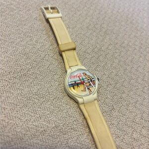 Vintage Coca-Cola Swatch Watch – Original 1990s Coke Advertising Watch